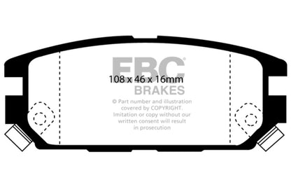 EBC Disc Brake Pad Set DP4987R Photo - Primary