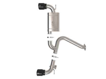 aFe 22-23 Hyundai Kona N L4 2.0L (t) Takeda 3in SS Axle-Back Exhaust System w/ Black Tips 49-37032-B 49-37032-B Photo - Unmounted