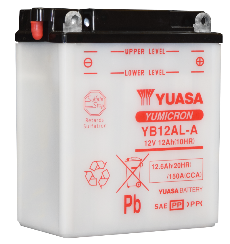 Yuasa Battery Yuasa YB12AL-A Yumicron 12 Volt Battery YUAM2221Y