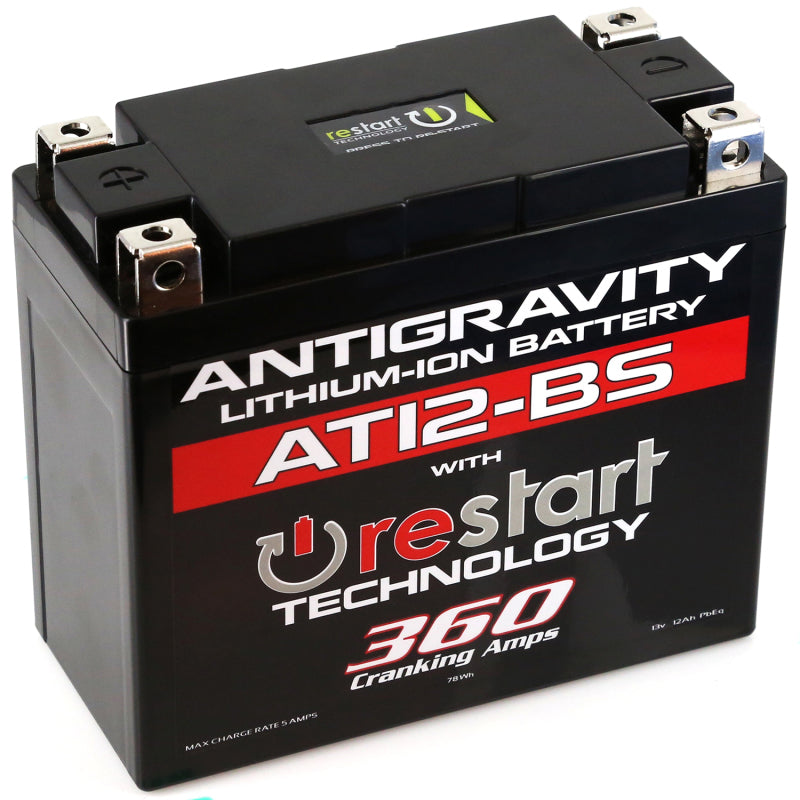 Antigravity Batteries Antigravity YT12-BS Lithium Battery w/Re-Start AG-AT12BS-RS AG-AT12BS-RS Photo - Primary