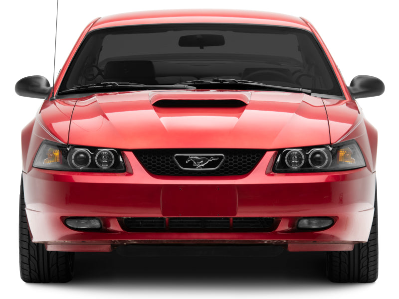 Raxiom 99-04 Ford Mustang Dual LED Halo Projector Headlights- Black Housing (Clear Lens) 101684 101684 Photo - Close Up
