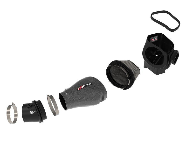 aFe Track Series Carbon Fiber Pro Dry S AIS - 2018 Jeep Grand Cherokee Trackhawk (WK2) V8-6.2L(SC) 57-10002D 57-10002D Photo - Unmounted