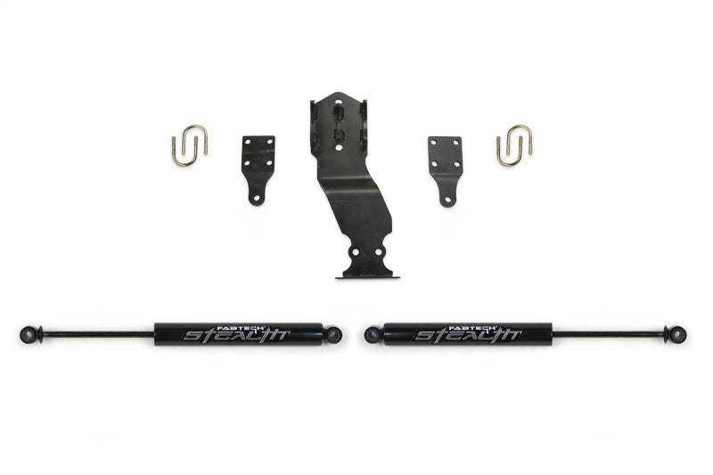 Fabtech 17-20 Ford Superduty 4WD Stealth Dual Steering Stabilizer Kit FTS22302 FTS22302 Photo - Primary