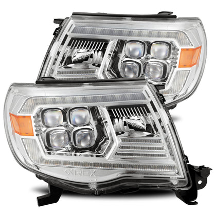 AlphaRex 05-11 Toyota Tacoma NOVA LED Projector Headlights Plank Style Chrome w/Activation Light/DRL 880743 880743 Photo - Primary