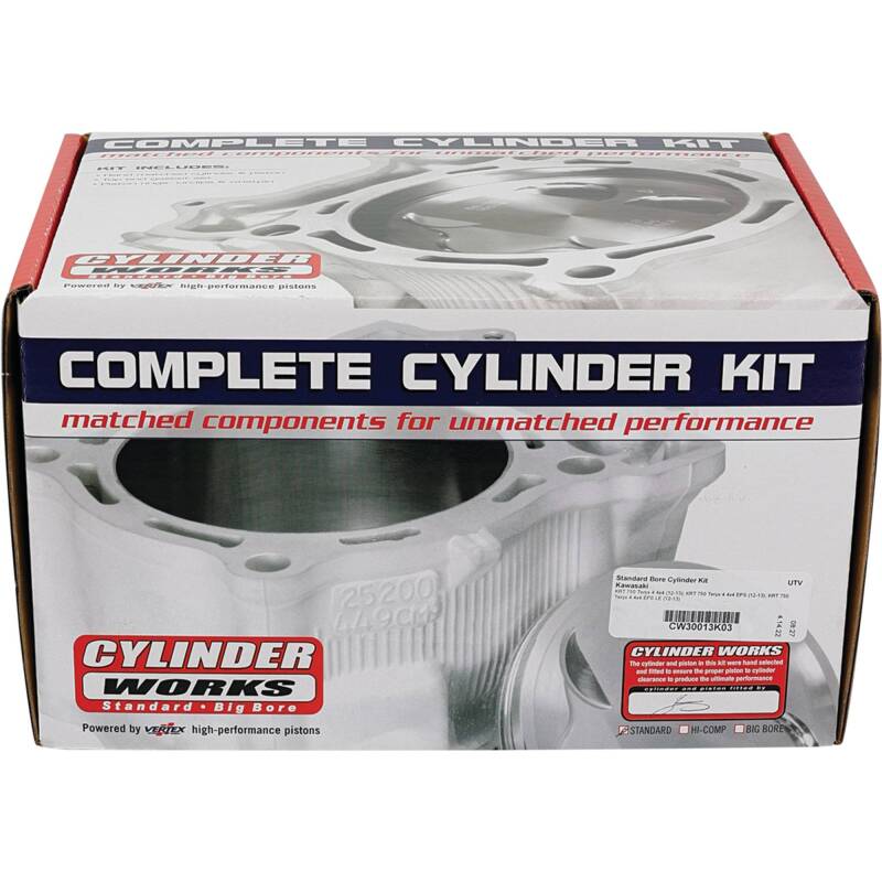 Cylinder Works 12-13 Kawasaki KRT 750 Teryx 4 4x4 750cc STD Bore High Comp Cylinder Kit 11.5:1 Comp CW30013K03HC CW30013K03HC Photo - Primary
