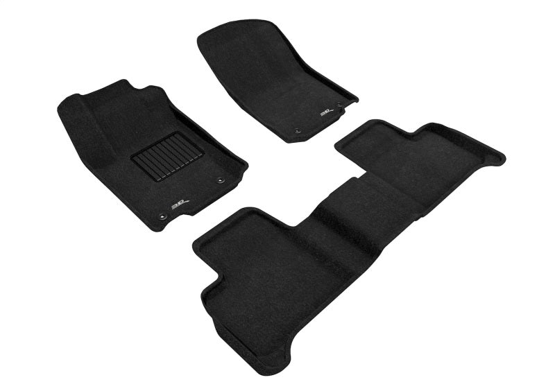 3D MAXpider 16-19 Mercedes GLE-Class Suv/Coupe Amg GLE63 SUV Elegant 1st 2nd Row - Set (Black) L1MB05304709 L1MB05304709 Photo - Primary