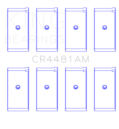King Engine Bearings Mitsubishi G32/G63 (Size +0.75mm) Connecting Rod Bearing Set CR4481AM0.75 CR4481AM0.75 Photo - Primary