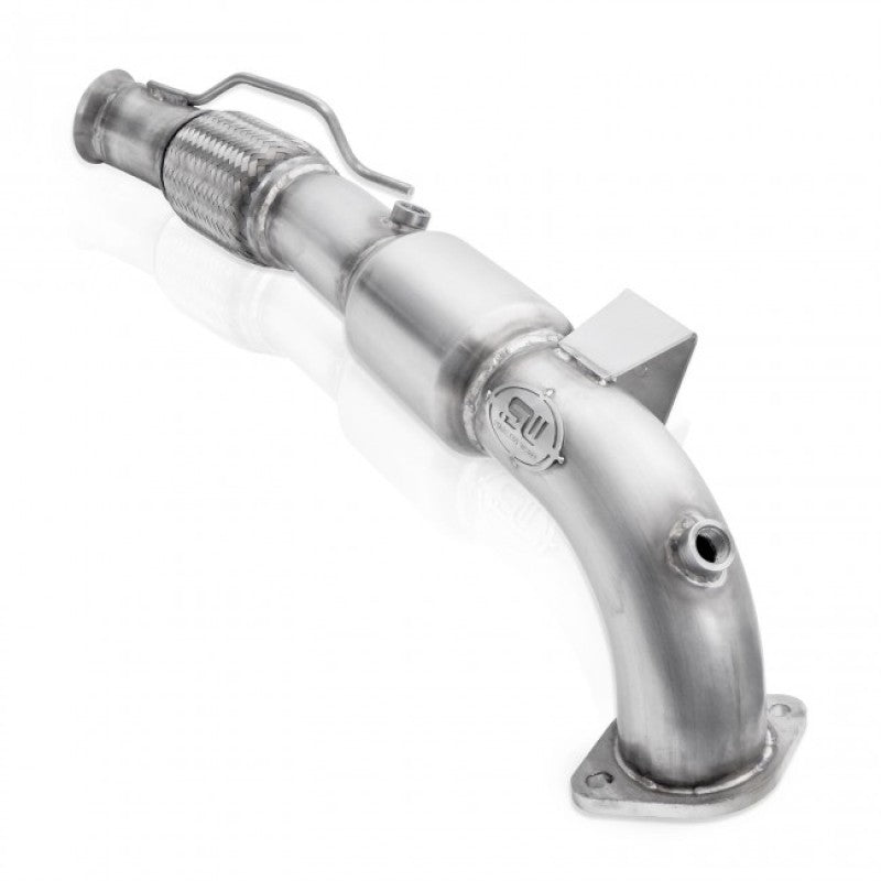 Stainless Works 2016-18 Ford Focus RS 3in High-Flow Cats Downpipe Factory Connection FCRS16DPCAT FCRS16DPCAT User 1