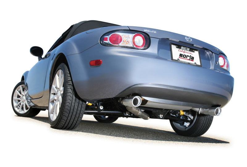Borla 06-14 Mazda MX-5 Miata 2.0L RWD Twin-Tip Cat Back Exhaust 140169 140169 Photo - Close Up
