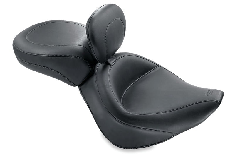 Mustang Motorcycle Mustang 84-06 Harley Standard Rear Tire Wide,00-06 Softail Touring Recessed Passenger Seat - Black 79131 79131 Photo - Primary