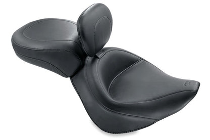 Mustang Motorcycle Mustang 84-06 Harley Standard Rear Tire Wide,84-99 Softail Touring Recessed Passenger Seat - Black 79134 79134 Photo - Primary