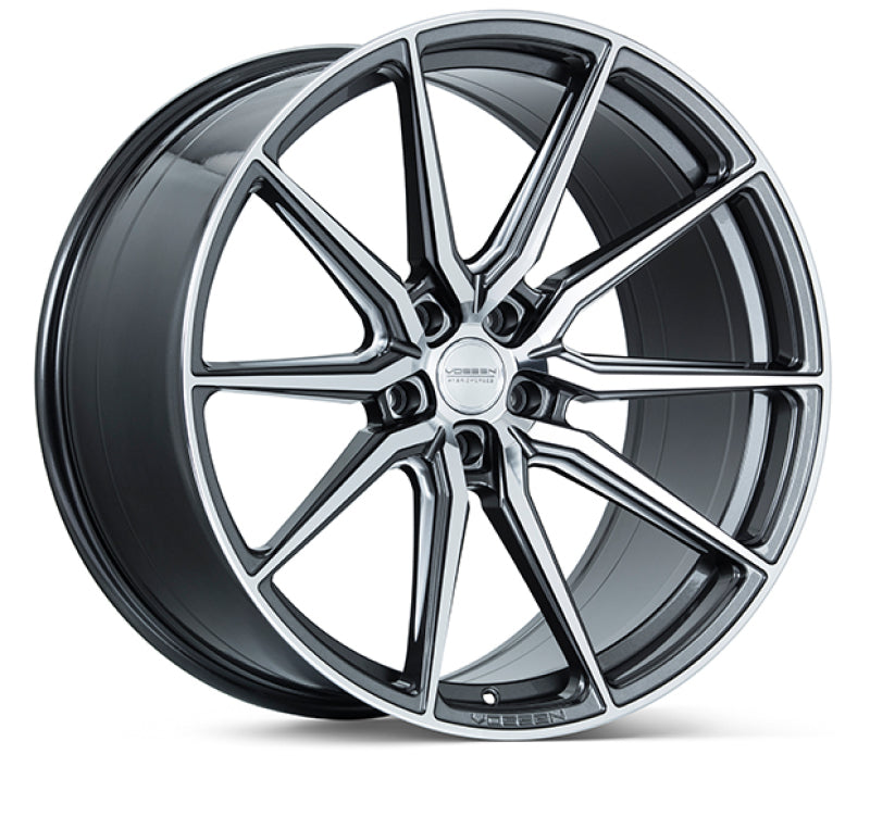 Vossen HF-3 19x9.5 / 5x112 / ET25 / Deep Face / 66.5 - Gloss Graphite Polished Wheel HF3-9M73 HF3-9M73 Photo - Primary