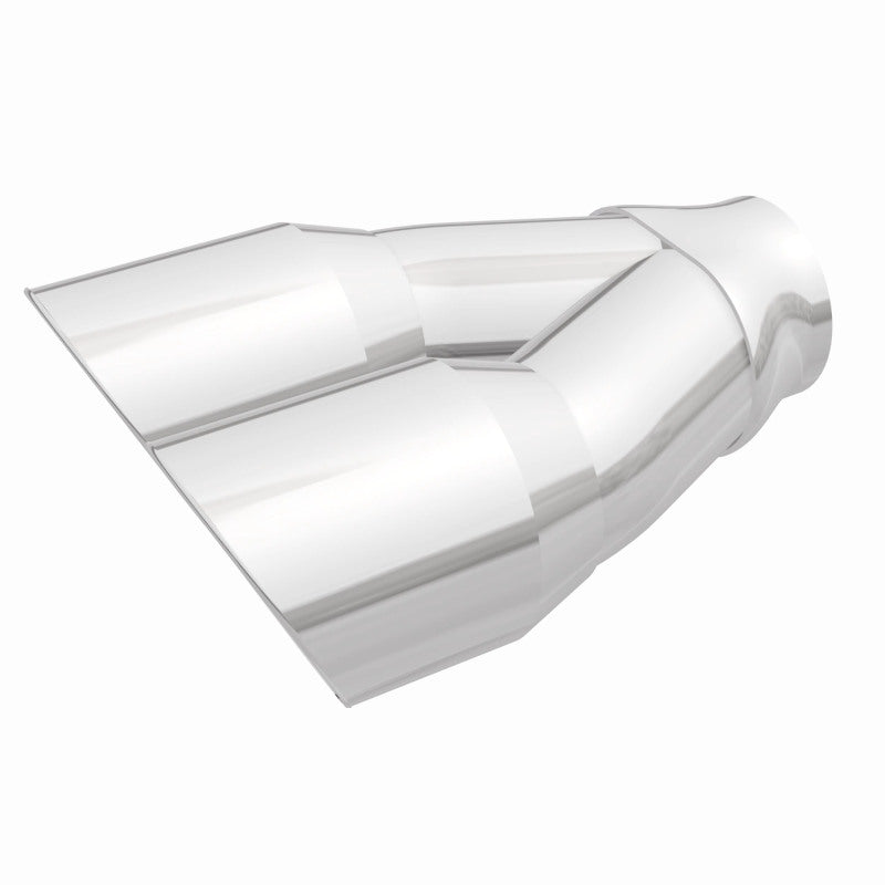 Magnaflow Double Wall 3in Dual Round Polished Tip 2.25in Inlet 35226 35226 360 Degree Image Set