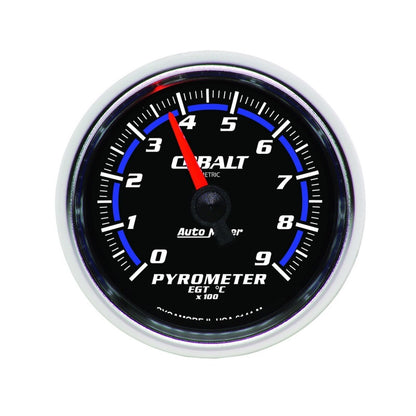 Autometer 2-1/16" Pyrometer, 0-900 °C, Cobalt 6144-M User 1