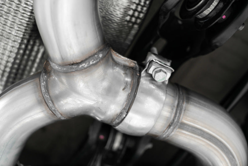 MBRP 19-21 VW Jetta GLI T304 SS 3in Cat-Back Dual Split Rear Exit Exhaust - Carbon Fiber Tips S46083CF S46083CF Photo - out of package