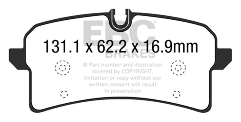 EBC Disc Brake Pad Set DP42204R Photo - Primary