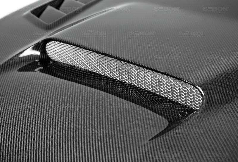 Seibon Carbon Fiber Hood For 2008-2014 Subaru WRX/STi HD0809SBIMP-CW Photo - Primary