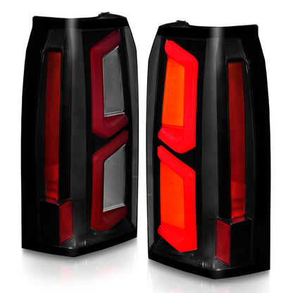 ANZO 2015-2020 Chevrolet Tahoe LED Tail Lights w/ Light Bar Black Housing Somke Lens 311375 311375 User 5
