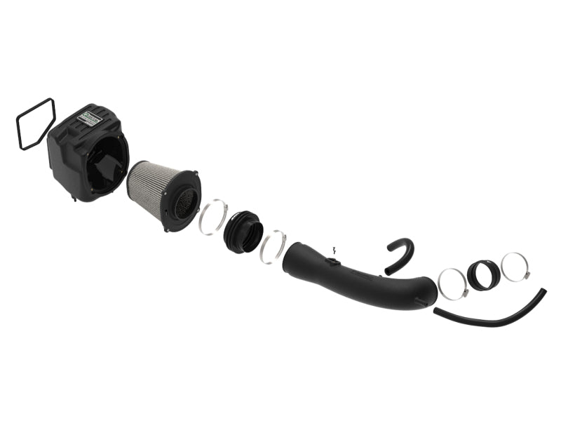 aFe Quantum Cold Air Intake System w/ Pro Dry S Media 14-19 GM Silverado / Sierra 1500 V8-5.3/6.2L 53-10030D 53-10030D Photo - Unmounted