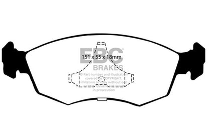 EBC Disc Brake Pad Set DP3605/2C Photo - Primary