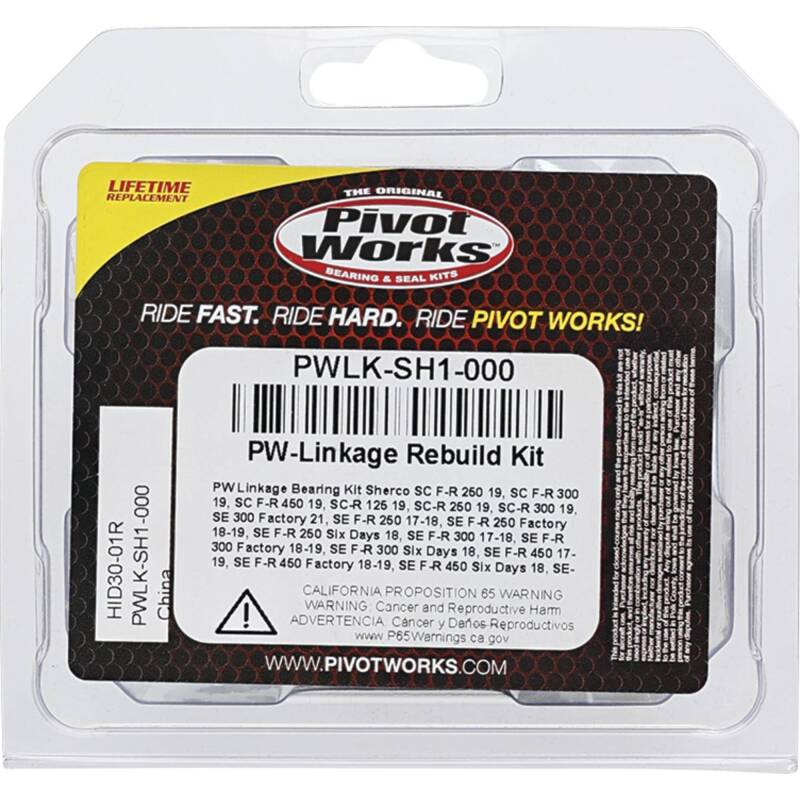 Pivot Works 2019 Sherco SC-R 125 PW Linkage Bearing Kit PWLK-SH1-000 PWLK-SH1-000 Photo - Primary