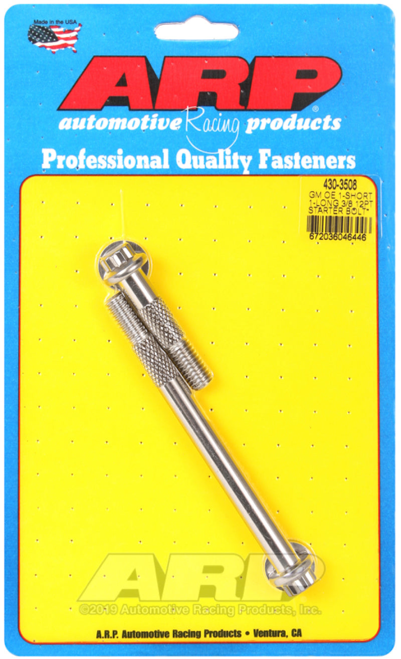ARP GM 3/8 X 1.975/4.660" 12pt SS Starter Bolt Kit 430-3508 Photo - Primary