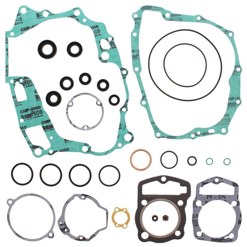 Vertex Pistons Vertex Gaskets 86-91 Honda XR200R Complete Gasket Kit w/ Oil Seals 811240 811240 Photo - Primary