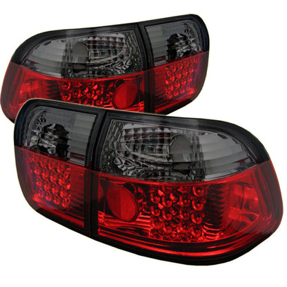 Spyder Honda Civic 96-98 4Dr LED Tail Lights Red Smoke ALT-YD-HC96-4D-LED-RS 5005038 5005038 Photo - Primary