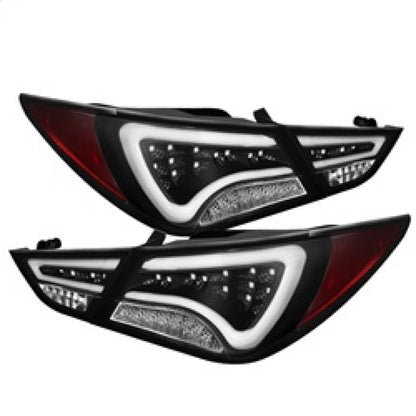 Spyder Hyundai Sonata 11-13 LED Tail Lights Light Bar Black ALT-YD-HYSON11-LED-BK 5075246 5075246 Photo - Primary