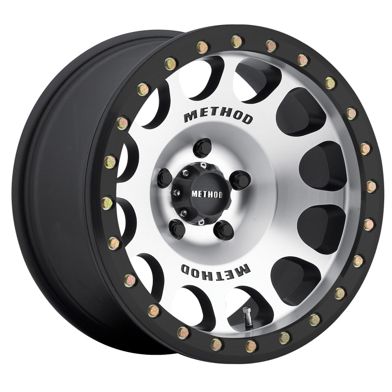 Method Race Wheels MR105 Beadlock Wheel Machined W/ Matte Black Ring 17x9 -38 5x5 MR10579050338B Photo - Primary