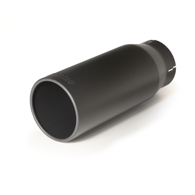 Banks Power 94-97 Ford 7.3L ECLB Monster Exhaust System - SS Single Exhaust w/ Black Tip 46298-B 46298-B Photo - Unmounted