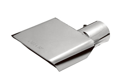 Gibson Rectangle Sport Tip - Right - 6x2.75in OD/2in Inlet/9.5in Length - Stainless 500429 500429 Photo - Primary