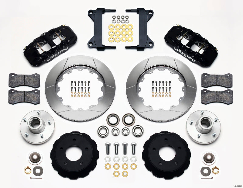 Wilwood AERO6 Front Hub Kit 14.00 Chevy C-10 60-87 CPP Drop Spindle 140-13692 140-13692 Photo - Primary