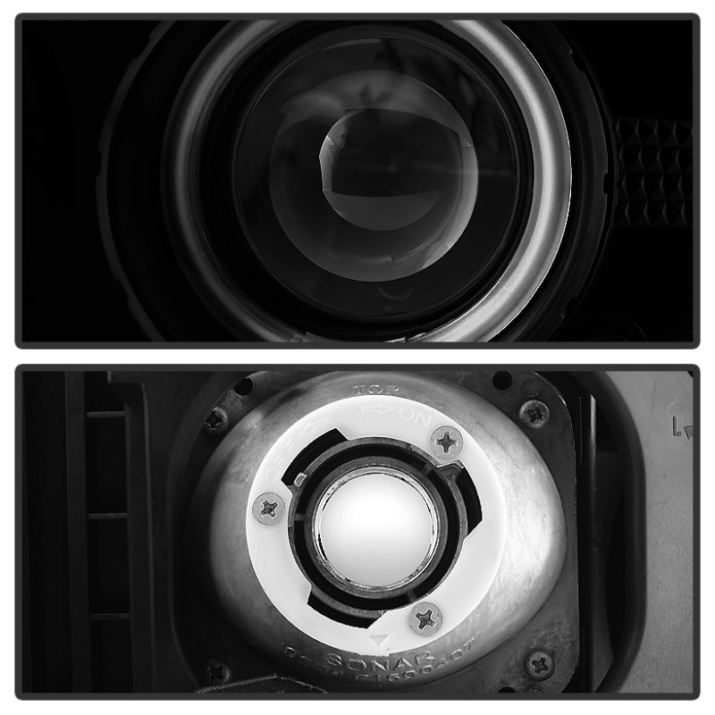Spyder GMC Sierra 1500/2500 99-06 Projector Headlights CCFL Halo LED Blk Smke PRO-YD-CDE00-CCFL-BSM 5078704 5078704 User 1