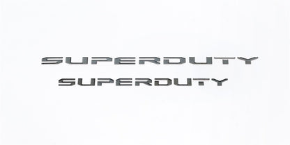 Putco Ford Super Duty Letters (Stamped/ Black Platinum) Tailgate/Back 55552BPFD Photo - Primary