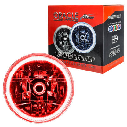 ORACLE Lighting Oracle Pre-Installed Lights 5.75 IN. Sealed Beam - Red Halo 6904-003 6904-003 Photo - Close Up