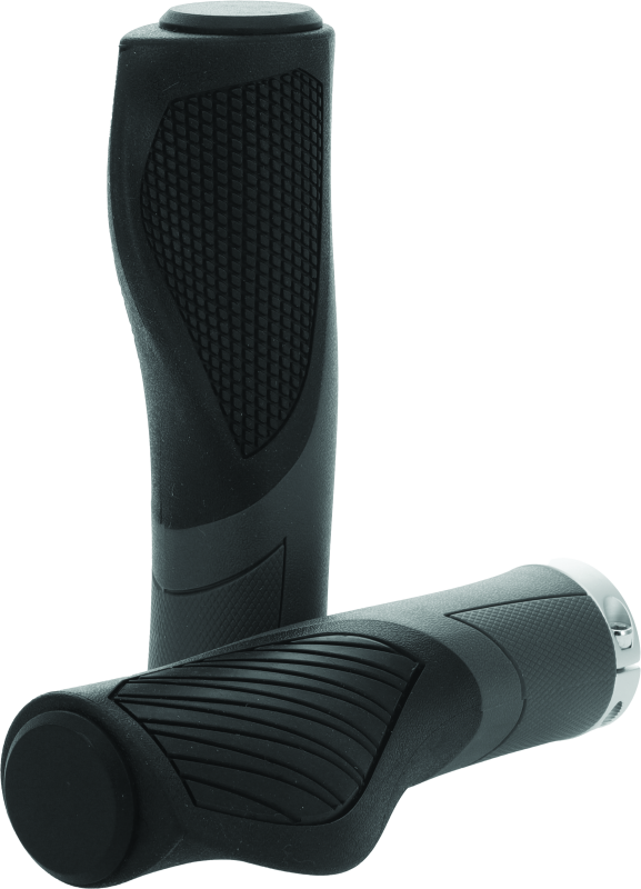 BikeMaster Lock-On Ergo Grips - Black/Grey 102197 102197 Photo - Primary
