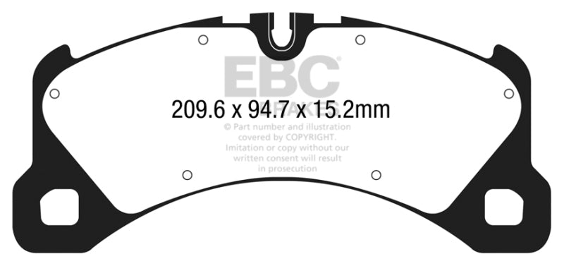 EBC Disc Brake Pad Set DP42203R Photo - Primary