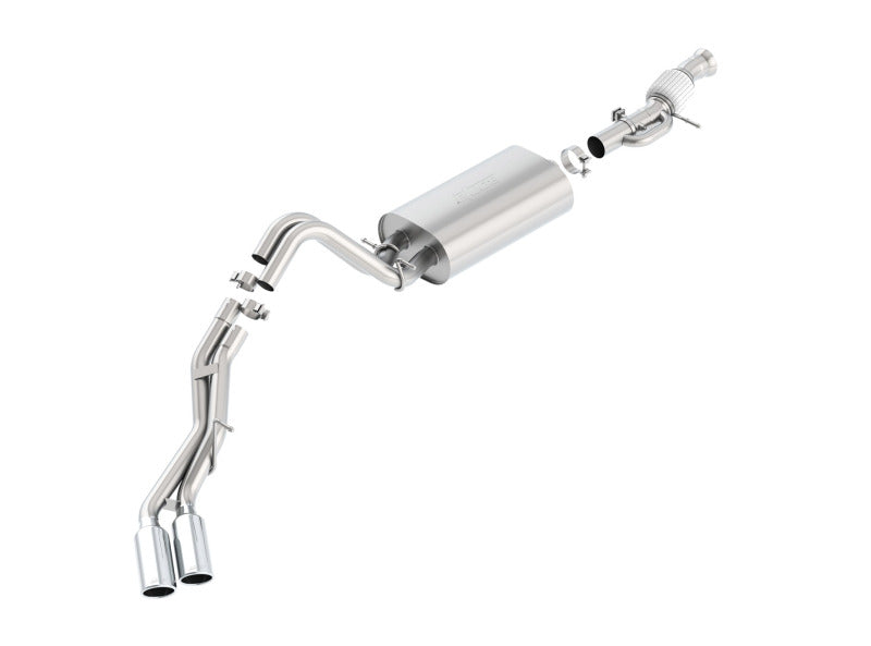 Borla Touring Cat Back 15-16 GMC Denali 6.2L V8 2.75in, 2.25in Dual Same Side Exit 4in Tips Exhaust 140559 140559 Photo - Primary