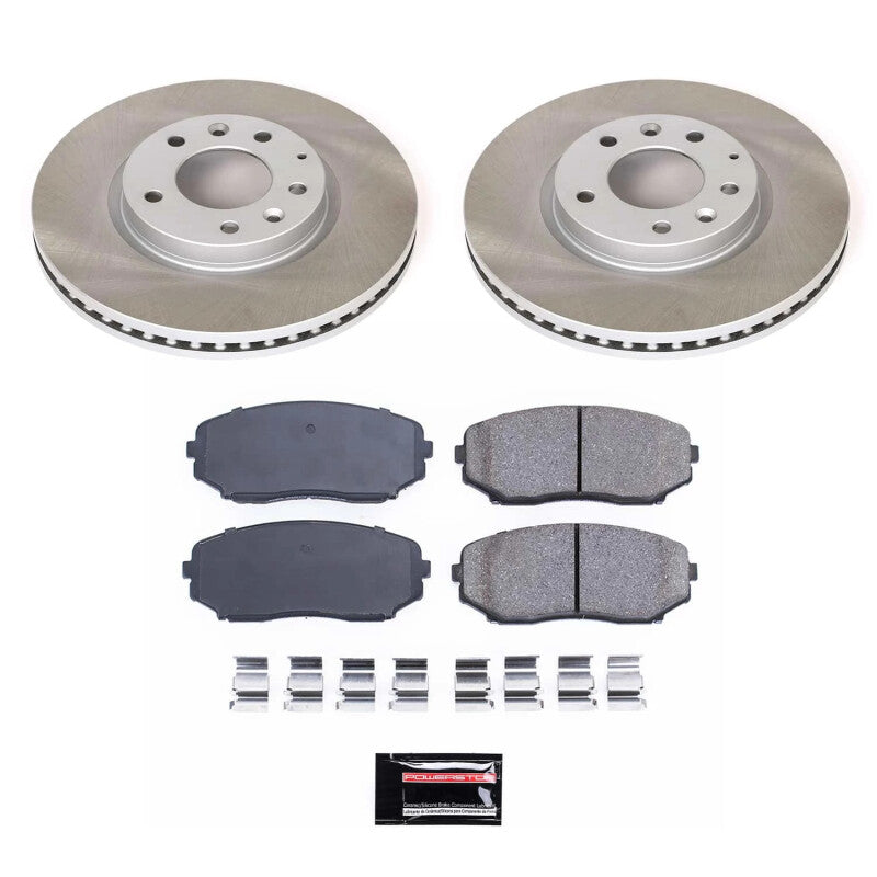 PowerStop Power Stop 07-12 Mazda CX-7 Front Semi-Coated Rotor Kit SC4676 SC4676 Photo - Primary