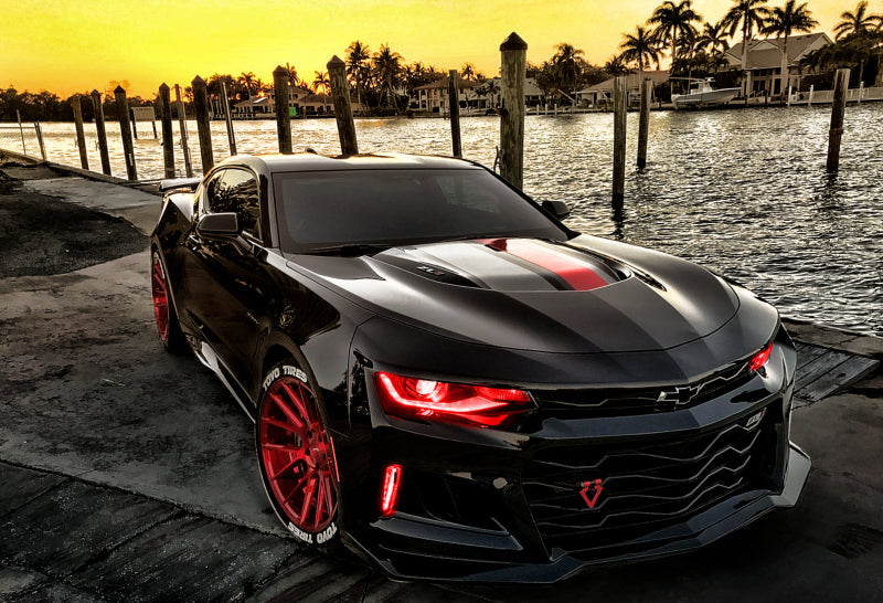 ORACLE Lighting Oracle 16-18 Chevrolet Camaro Backlit Fog Light DRL Upgrade Kit - ColorSHIFT 1293-333 1293-333 Photo - Mounted