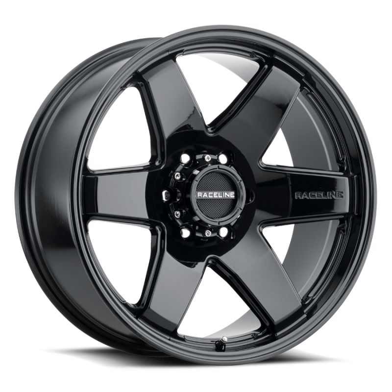 Raceline 942B Addict 18x8in / 6x132 BP / 35mm Offset / 74.6mm Bore - Gloss Black Wheel 942B-88032+35 942B-88032+35 Photo - Primary