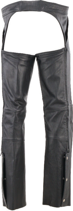 Kuryakyn Leather By River Road Plains Leather Chaps Black - Large 094420 094420 User 1