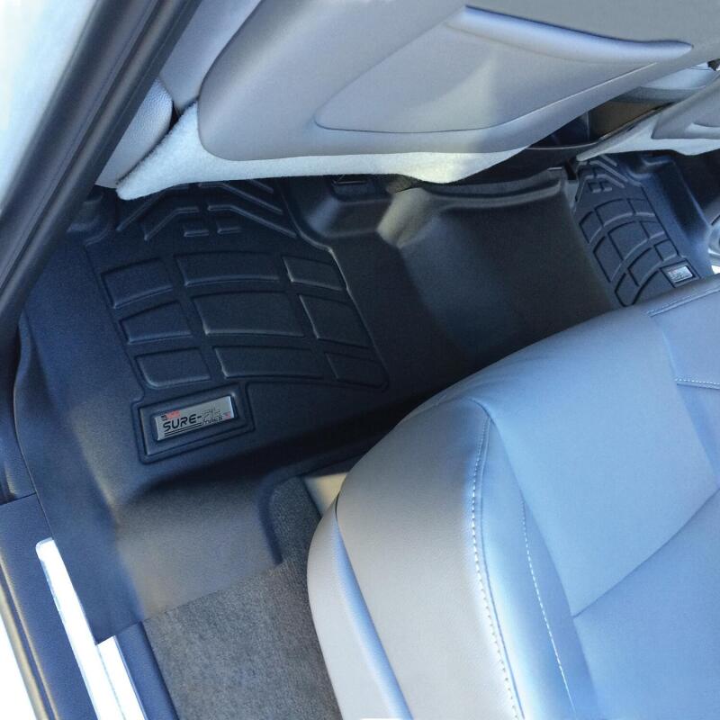 Westin 2015-2018 Chevy Suburban (Bench and Bucket Seat) Wade Sure-Fit Floor Liners 2nd Row - Black 72-114064 72-114064 Photo - Mounted
