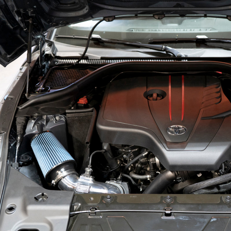 Injen 21-22 Toyota Supra 2.0L 4 Cyl. SP Short Ram Air Intake System - Polished SP2301P SP2301P Photo - Mounted