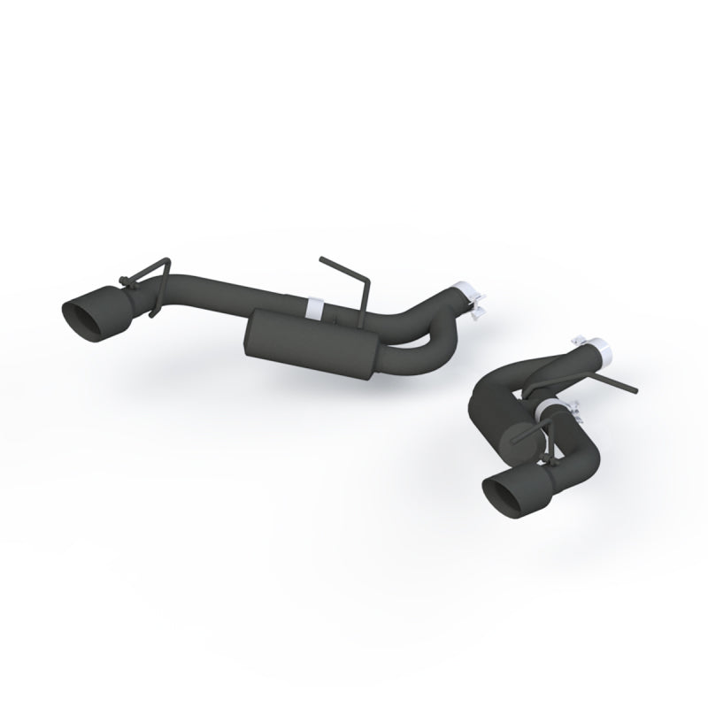 MBRP 16+ Chevrolet Camaro 2.5in Black Coated Non NPP Axle Back Exhaust Syst S7038BLK Photo - Primary