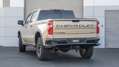 Borla 22-23 Chevrolet Silverado 1500 ZR2 &amp; AT4X 6.2L CC SB 147.5in WB Touring Cat-Back 140913 140913 Photo - Close Up
