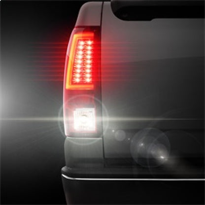 Spyder Chevy Silverado 1500/2500 03-06 Version 2 LED Tail Lights - Red Clear ALT-YD-CS03V2-LED-RC 5081926 5081926 Photo - Mounted