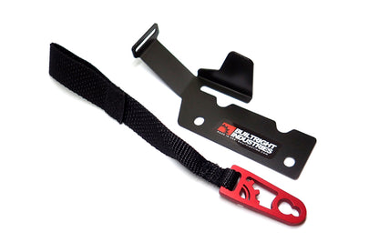 BuiltRight Industries 09-20 Ford F-150/Raptor (09-14 SuperCrew Only) Rear Seat Release - Black Strap 100100 100100 Photo - Primary