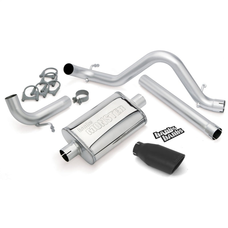 Banks Power 12-15 Jeep 3.6L Wrangler Unlimited - 4dr Monster Exh Sys - SS Single 51343-B Photo - Primary